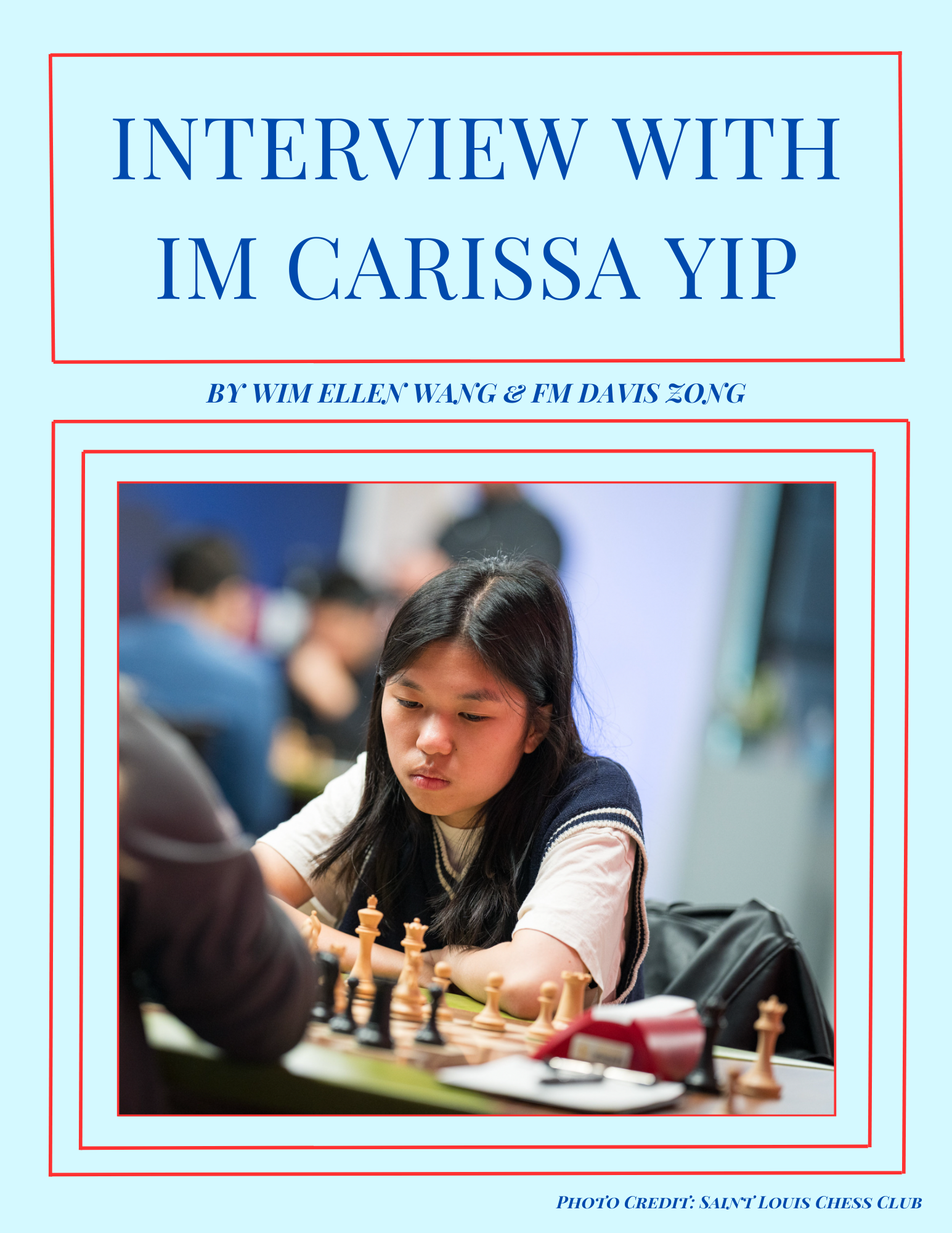 An Interview with IM Carissa Yip