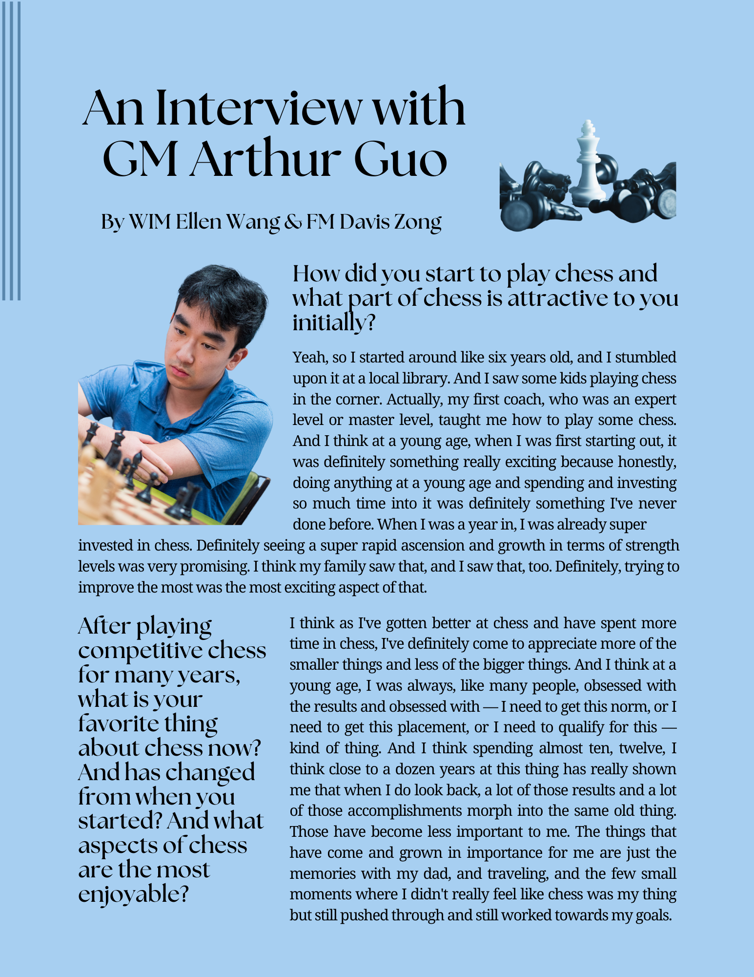 Interview with ARTHUR GUO